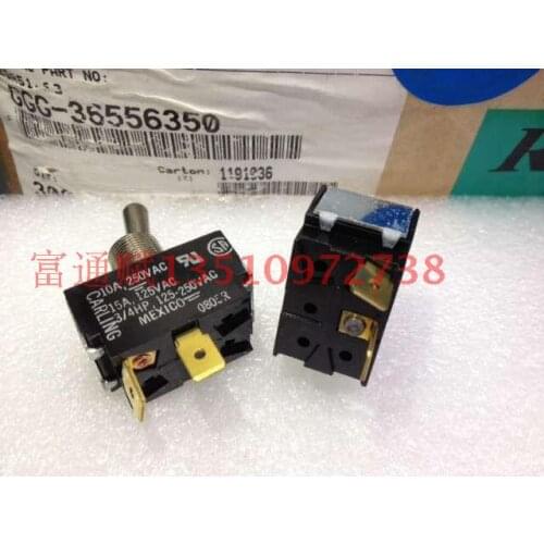 [VK] CARLING button switch open hole 12MM 2 foot 2 gear large current 10A 250V