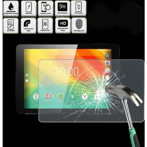 For Prestigio Wize 3131 3G 10.1"-Tablet Tempered Glass Screen Protector Cover Anti Fingerprint Screen Film Protector Guard Cover