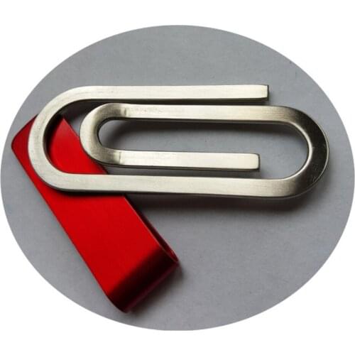 50pcs/lot Stainless Steel Money Clip 65x25mm Cash Holder Clip Money Card Bill Pocket Money Holder Banknote Paper Clip Folder