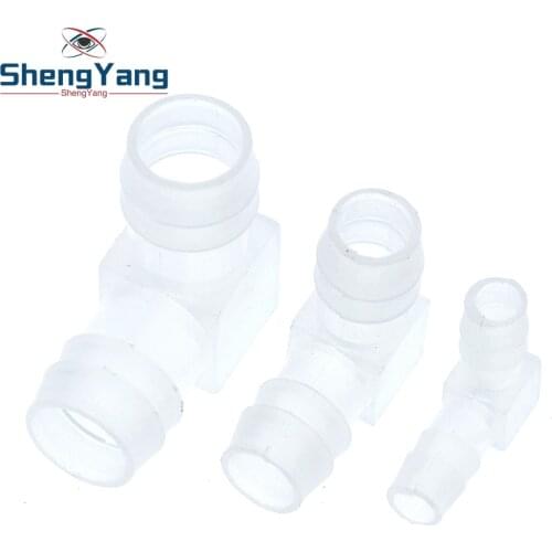 1pcs 8/12/16mm Plastic Pagoda Barbed Equal Elbow L Type Hose Connector Pipe Fitting Tube Joint for Garden