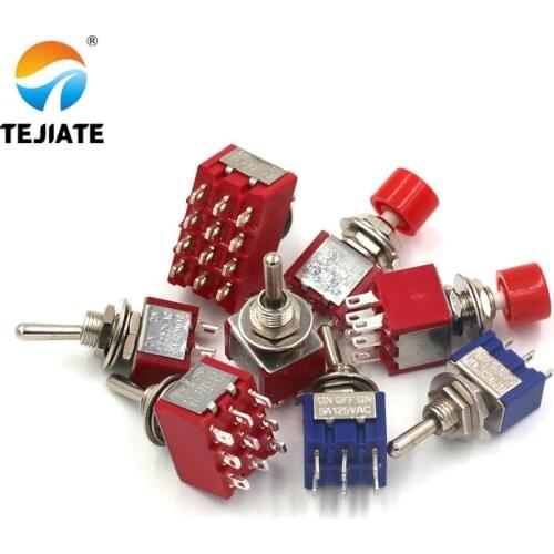 1Pcs MTS-102 MTS-103 MTS-202 MTS-203 MTS-302 MTS-303 MTS-402 MTS-403 MTS-123 MTS-223 PS-102 PS-202 Toggle Switch