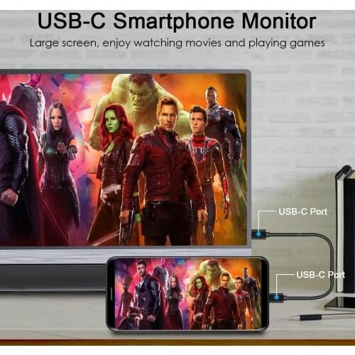 10 Points IPS Panel Touch Screen 4K LCD Display USB C 12.5 Ultra Thin Aluminum Portable Gaming Monitor For Xbox Series X PS4 PS3