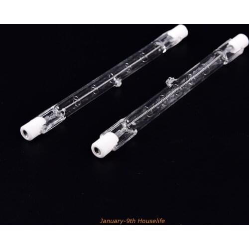 118mm R7s Halogen Floodlight Bulb Halogen Bulb R7s Bulbs 300W 220V-240V Halogen Lamp Tungsten Filament Double Ended Linear