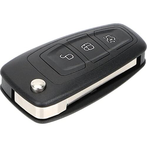 2 Button Replacement Shell Flip Folding key Blank key blade Remote Car key Shell Car Accessories For Ford Focus 3 Fiesta Mondeo
