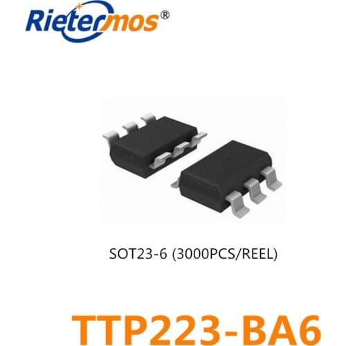 3000PCS TTP223-BA6 TTP223 SOT23-6 MADE IN CHINA