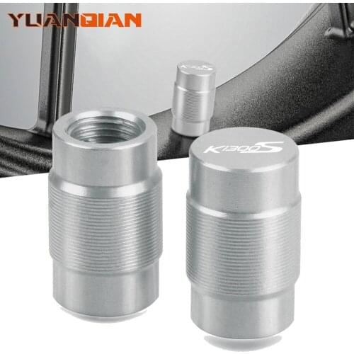 Motorcycle Accessories Couple Aluminum For BMW K K1300S S Vehicle Wheel Tire Valve Stem Caps Covers For Universal cycle
