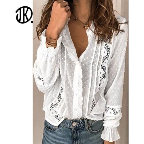 Ang fou Stand-up Collar Blouses