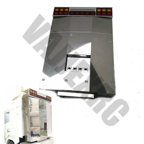 Metal Equipment Box Battery Box for 1/14 TAMIYA Remote Control Tractor Scania R620 R470 R730