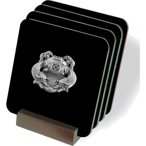 YL Full Moon Promotion US NAVY Diver Scuba First Class 1st Military Badge pin Titanium gray1.14" * 1.14"