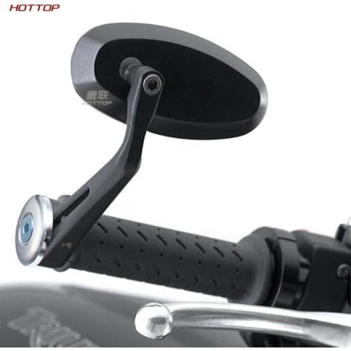 For Motorcycle Handlebar Racer Rearview Mirror Suitable For Modification Handlebar Mirror Retroreflector