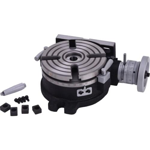 HV-6 Vertical and Horizontal Rotary Working Table/150mm Dia Mill&Drill Machine Working Table
