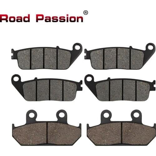 Road Passion Motorcycle Front and Rear Brake Pads Set for Suzuki AN650 AN BURGMAN 650 2003-2017