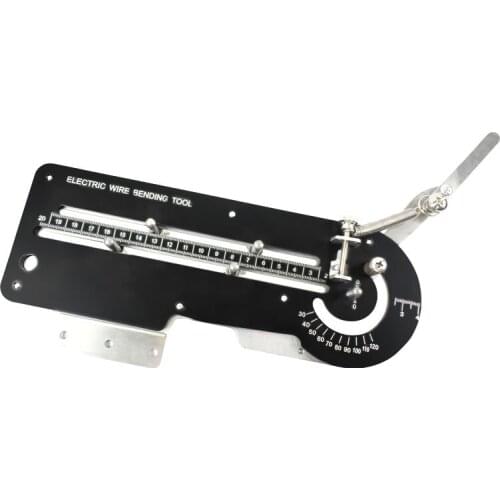 An Upgraded Version Of Portable Small Manual Copper Wire And Cable Bending Machine Tool BORX-026 30-120 Degrees