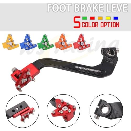 Motorcycle Rear CNC Red Foot Brake Pedal Lever For Honda CRF1000A 2016-2020 CRF1000D 2016-2020 2017 2018 2019