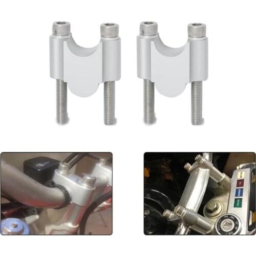 Motorcycle 7/8" 22MM Handlebar Riser Mount Clamp Handle Bar For MT09 ATV Z900 Z 900