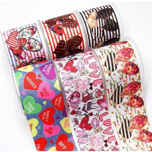 Cartoon Grosgrain/Satin Ribbon Cartoons Printed Ribbon For Crafts Decoration Bow 10Yards 47162