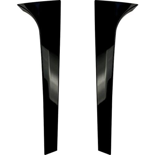 New High Quality 2PCS Glossy Black Rear Window Spoiler Side Wing Trim Cover For Skoda Kodiaq