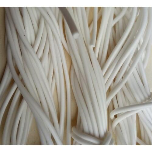 Foamed silicone rubber seal strip Round dia1 1.5 2 3 4 5 6 7 8 9 10 mm Oring line cord Foaming rubber molding damper waterproof