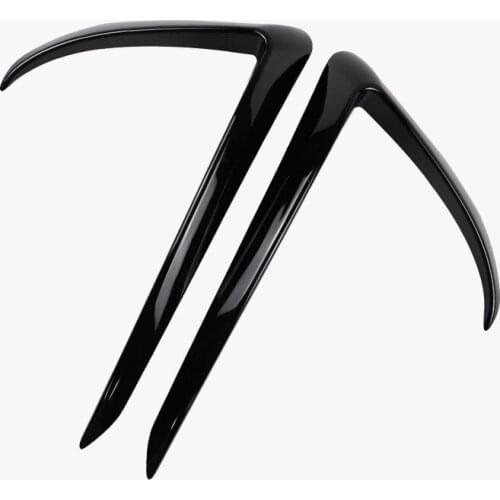 Car Front Fog Light Bumper Splitter For Tesla Model 3 2017 2018 2019 2020 Lip Spoiler Diffuser Guard Cover Trim