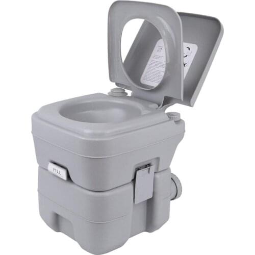 Honhill Commode Travel Potty Portable Toilet Compact Toilet With Built-In Pour Spout And Washing Sprayer For Outdoor Camping RV