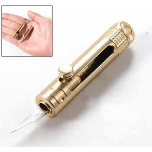 Outdoor EDC Folding Knife Wallpaper Knife Paper Cutter Courier Stainless Steel Manual Knife Multi-function Tools