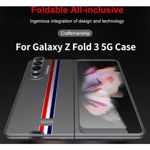 PC Hard Matte Material Ultra-Thin For Samsung Galaxy Z Fold 3 Case For Galaxy Z Fold3 5G Case