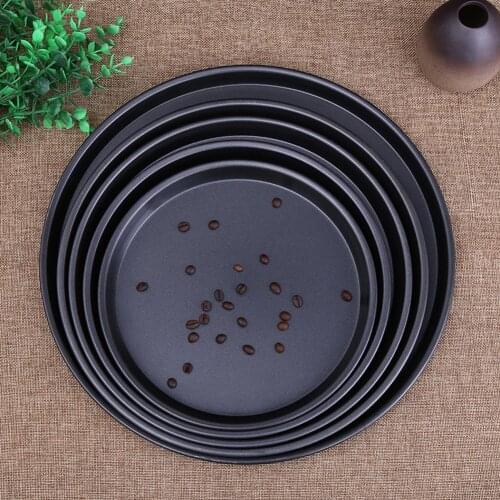 Thicken Non-Stick Pizza Pan Bakeware Carbon Steel Pizza Plate Tray Baking Tools