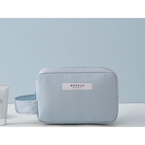 Candy Color Waterproof Cosmetic Bag Women Portable Travel Make Up Zipper Organizer Storage Pouch Toiletry Wash Bath Kit Girls