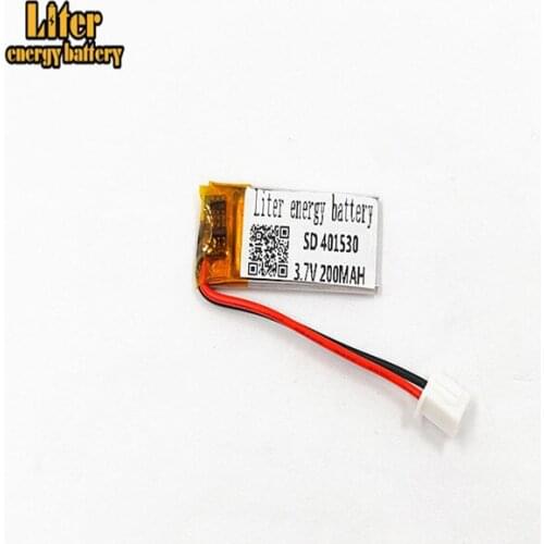 XHR-2P 2.54 200mAh 3.7V lithium polymer battery 401530 recording pen 431533 smart Wearable