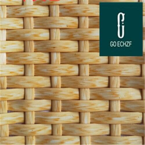 1000G stripe imitation flat synthetic rattan weave material plastic rattan weave maintenance chair table