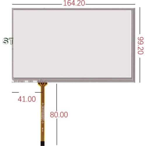 164.2*99.2 original new 7'' inch touch screen with Innolux AT070TN90 AT070tn92 94 industrial touch screen ST-07001