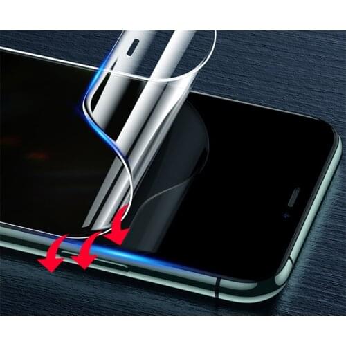 2pcs Screen Protector Hydrogel Film For iphone12pro 7 6 6s 8 Plus Protective Film For iphone X XR XS Max 11 pro max Not Glass