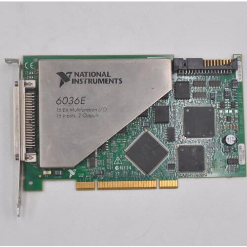 American genuine NI PCI-6036E communication / letter data acquisition DAQ card
