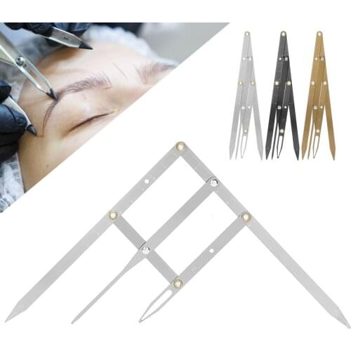 Eyebrow Tattoo Ruler Ruler Positioning Bow Eyebrow Mapping Make Up Measuring Tool Semi Permanent Microblading Symmetrical Tool