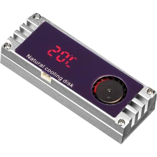 OLED Digital Display with Sufficient Durability and Ruggedness Aluminum M.2 Cooler Heat Sink for 2280 SSD Hard Drive Disk