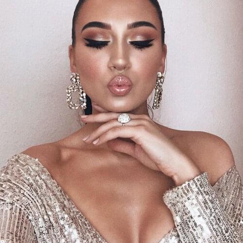 Dvacaman Earrings With Stones