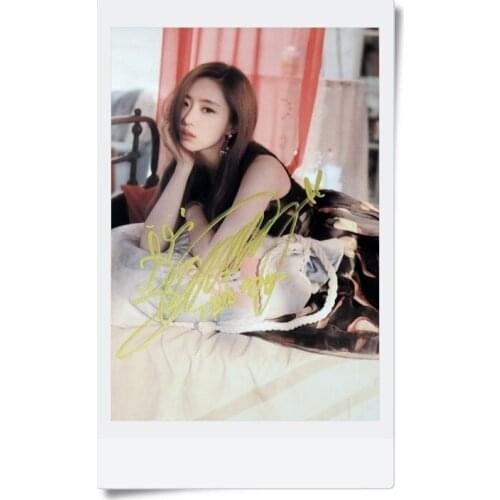 T-ARA TARA Ham Eun Jung Autographed Photo Whats my name 4*6 free shipping 06201701
