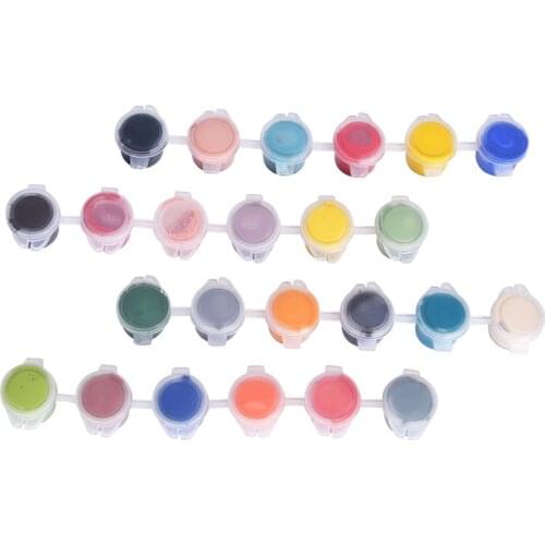 Ceramic Pigment Ceramic Art Underglaze 24 Color Mini Portable Set 6 Color/Group Ceramic Art Painting Pigment Art Supplies