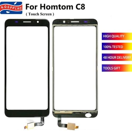 KOSPPLHZ Original Touch Glass Panel For Homtom C8 Touch Screen Front Glass Digitizer Panel Sensor Replace screen