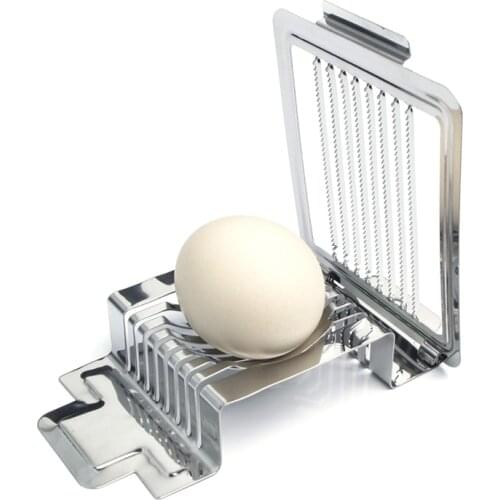 Kitchen Supplies Stainless Steel Egg Cutter Multifunctional Fruit Slicer For Salted Eggs Mushroom Tomato Cutter Kitchen Tools