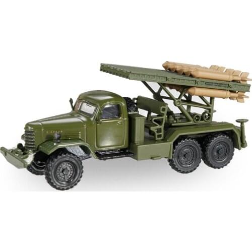 Diecast 1/64 Scale Car Model Simulation Alloy Car Chinese Peoples Liberation Army Truck No. 100 74 Type Mine Car Toy Collection