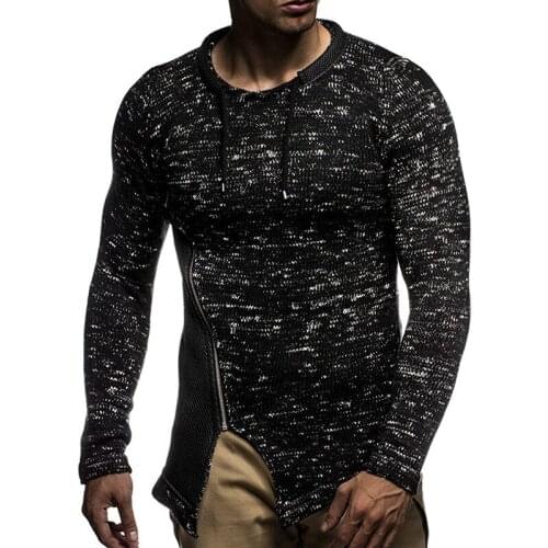Autumn Winter Men Wool New Fashion Design O-neck Sweater Pullover Men
