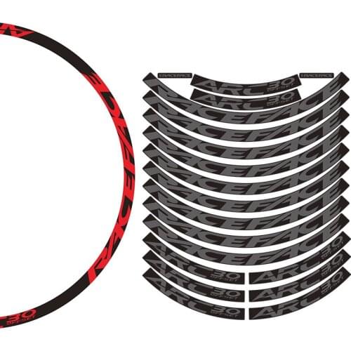 RACEFACE ARC30 MTB rim stickers bike wheel set decal bicycle accessories
