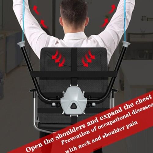 Office chair tensioner at any time exercise pectoral muscle training strength fitness equipment multi-function household