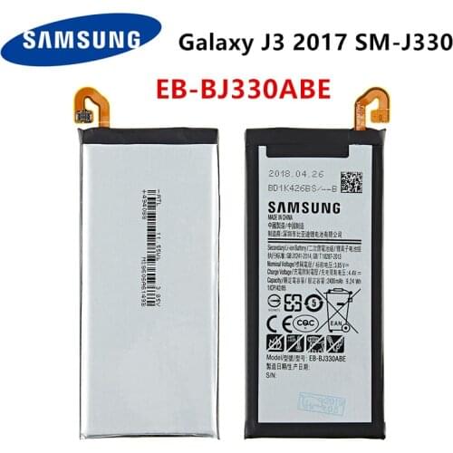 SAMSUNG Orginal EB-BJ330ABE 2400mAh Battery for Samsung Galaxy J3 2017 SM-J330 J3300 SM-J3300 SM-J330F J330FN J330G SM-J330L