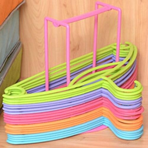 1 Creative Detachable Plastic Hanger Finishing Rack Family Storage Rack Clothes Rack Storage Box Home Finishing Appliances