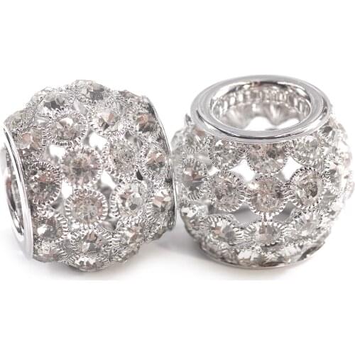 2Pcs Car Shiny Diamond Crystal Car Collars Interior Decoration Rhinestone Seat Charms Accessories