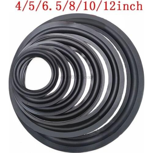 4/5/6.5/8/10/12 Inch Universal High Elasticity Speaker Surround Repair Foam Woofer Edge Replacement Foam Rubber