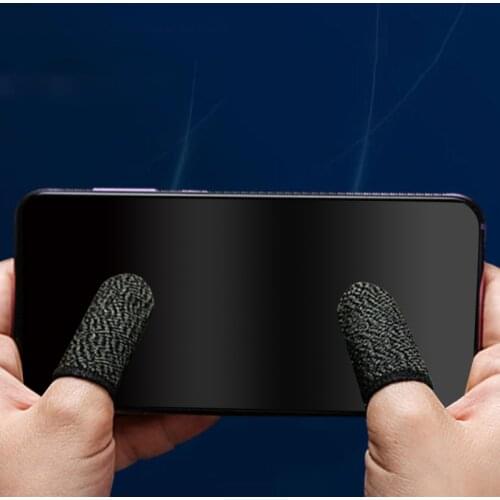 5 Pair Mobile Game Controller Fingertip Gloves Anti-slip Breathable Game Fingertip Cover Anti-Sweat Finger Sleeve Set
