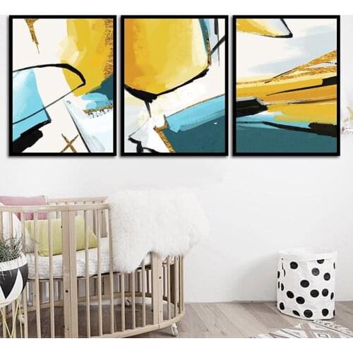 Ink Lines Abstract Painting Modern Canvas Painting Wall Print Painting Canvas Poster Art Wall Decorations for Living Room B5155